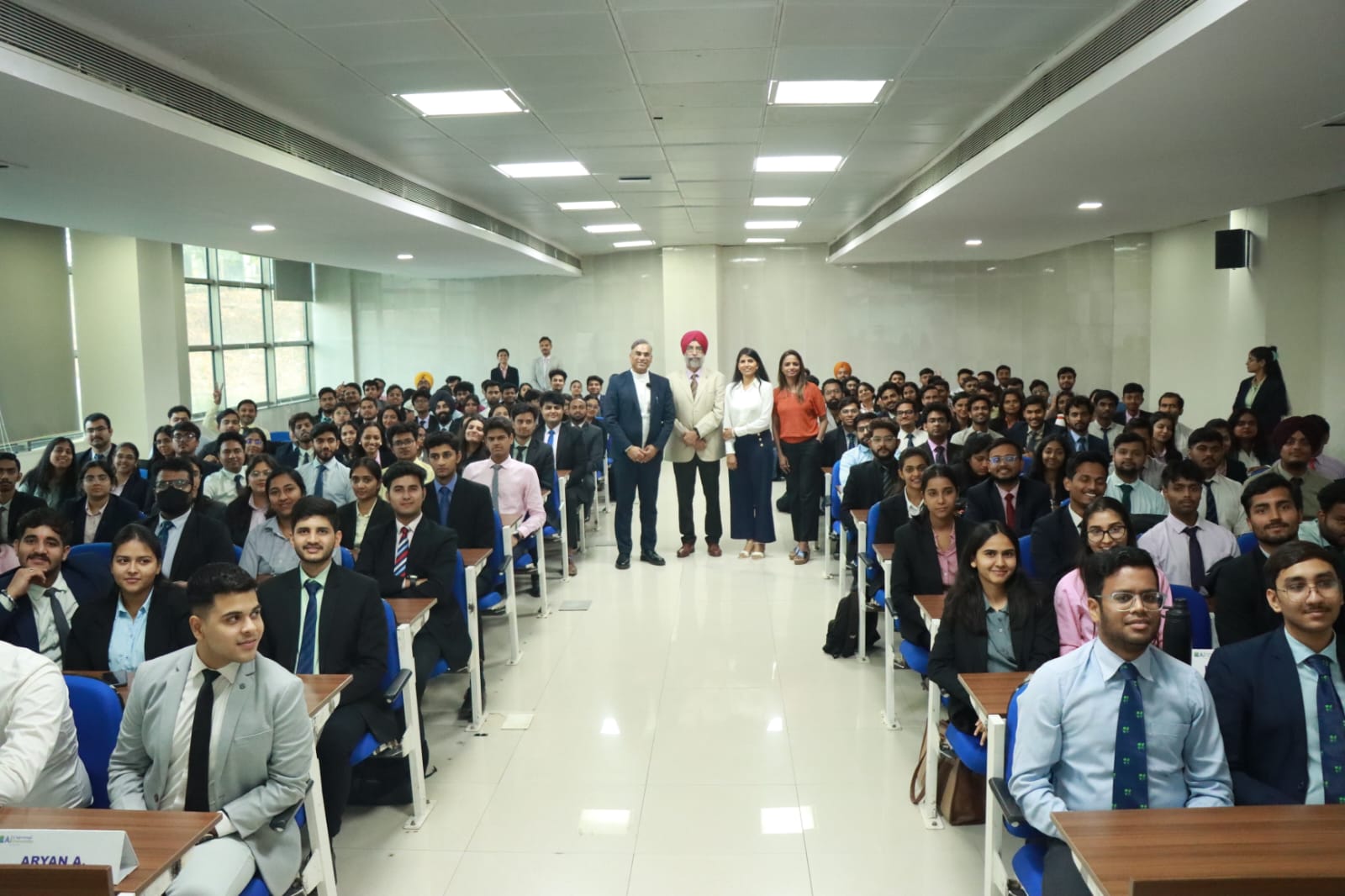 Manoj Gupta speaking on TedX stage at MAIT, Delhi